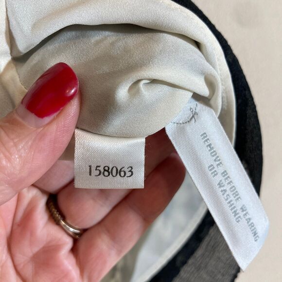 Ann Taylor Silk Tank Women's 2 Black Roses Y2K Babydoll Boho Festival Coquette - Picture 6 of 9